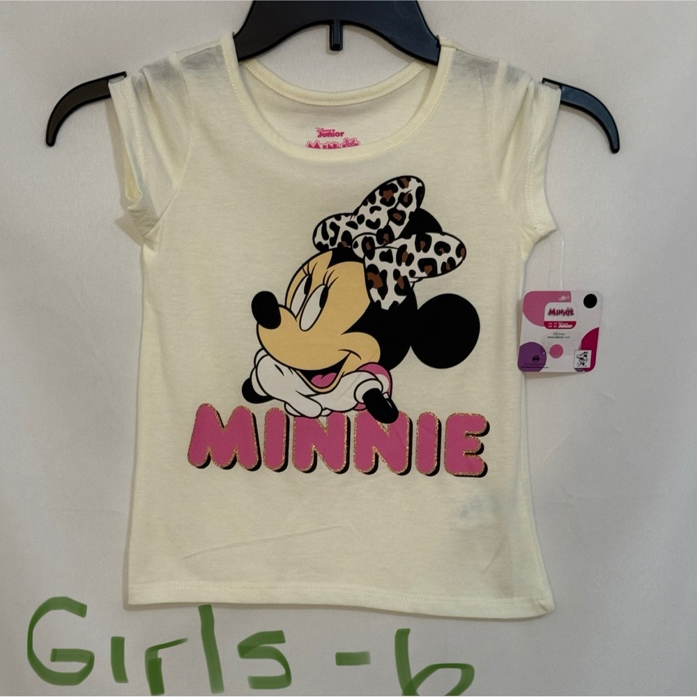Disney Cream Minnie Mouse Kids Tee